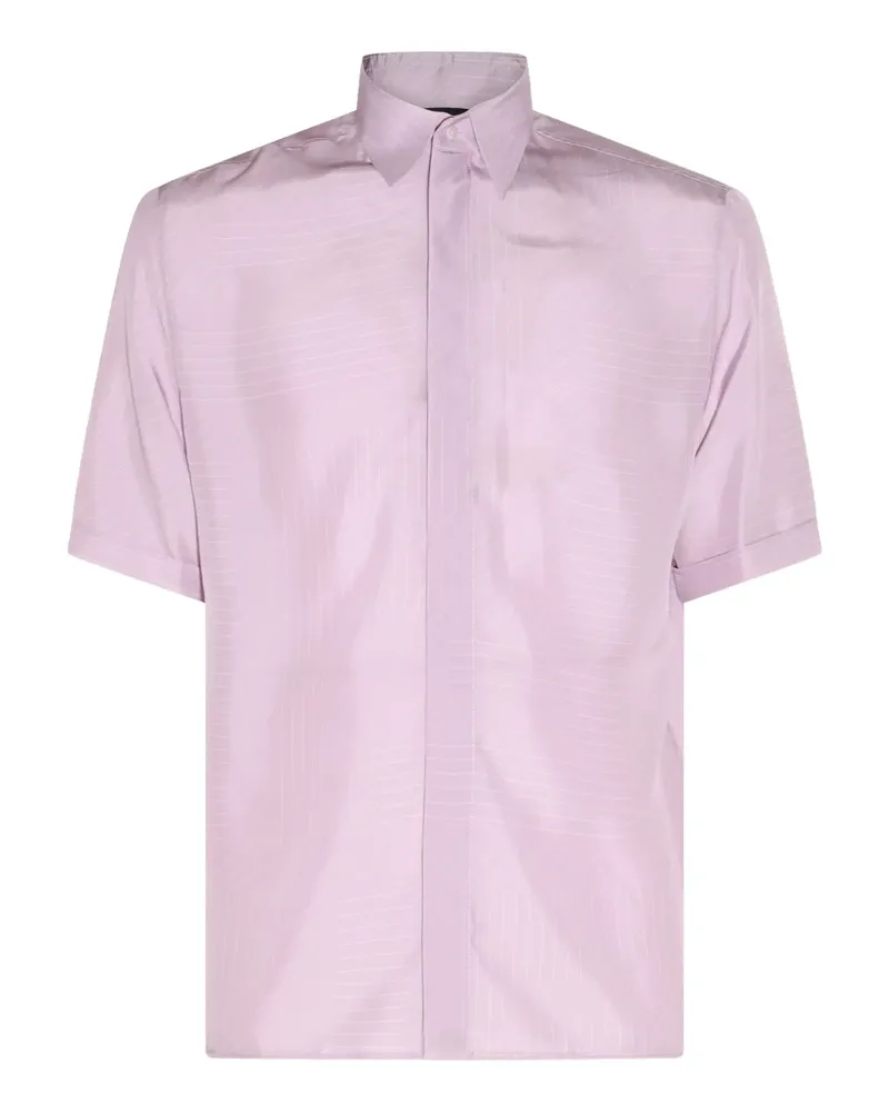 Fendi short-sleeve pinstripe shirt - Violett Violett