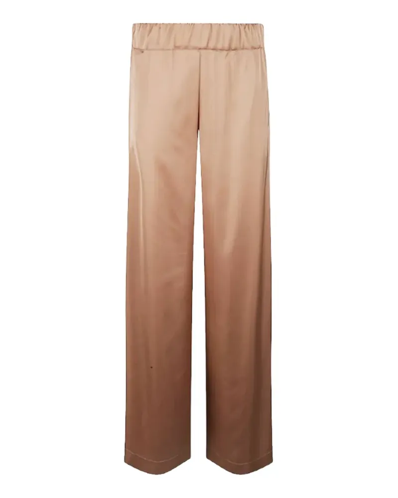 D.EXTERIOR Palazzohose mit Satin-Effekt - Nude Nude