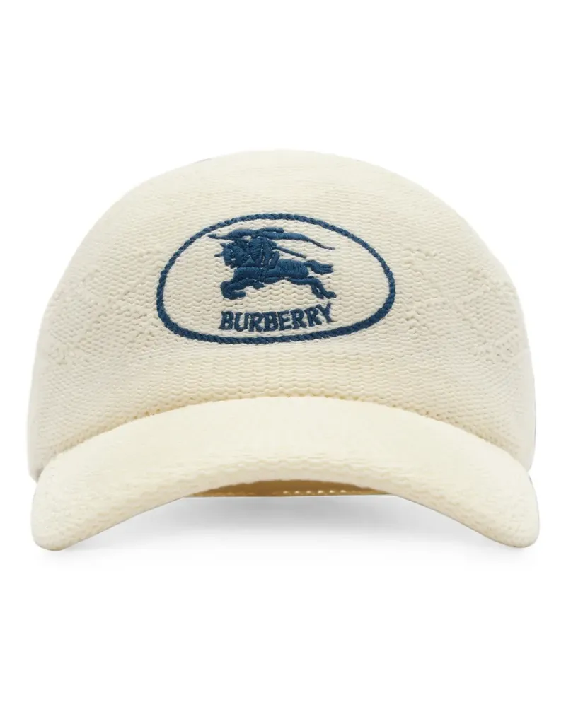 Burberry Baseballkappe mit Logo - Nude Nude