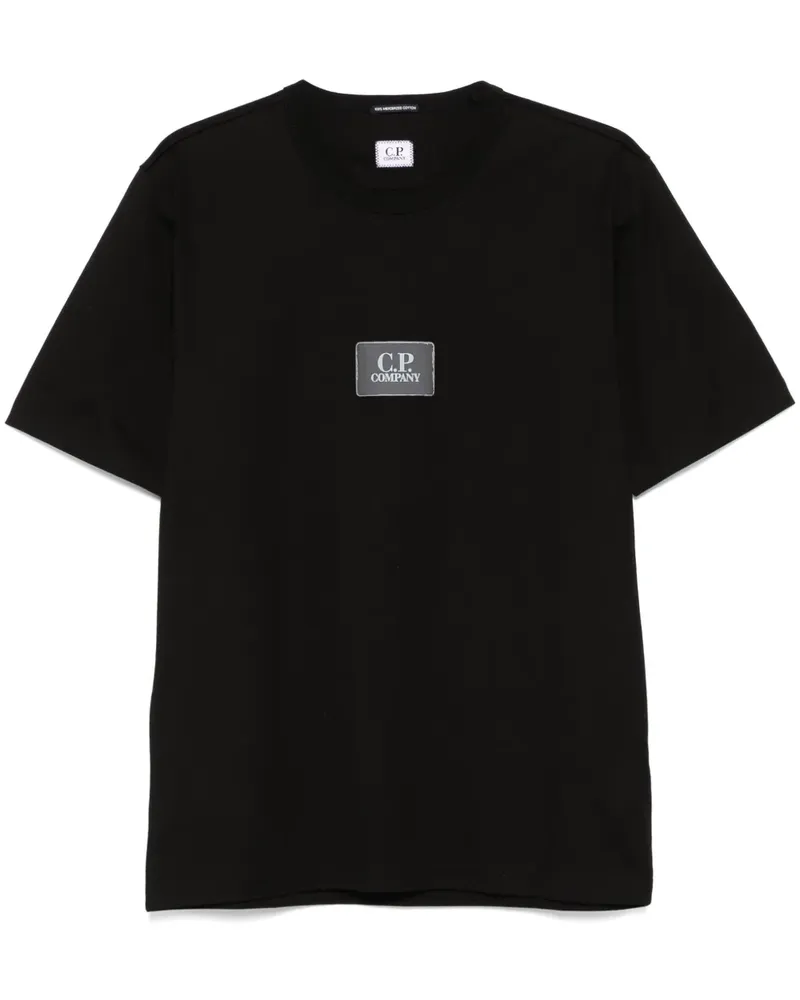 C.P. Company T-Shirt aus mercerisierter Baumwolle - Schwarz Schwarz