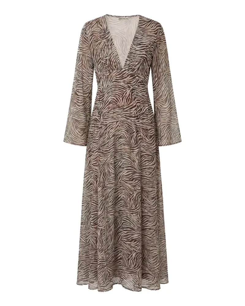 NICHOLAS Marella dress - Nude Nude