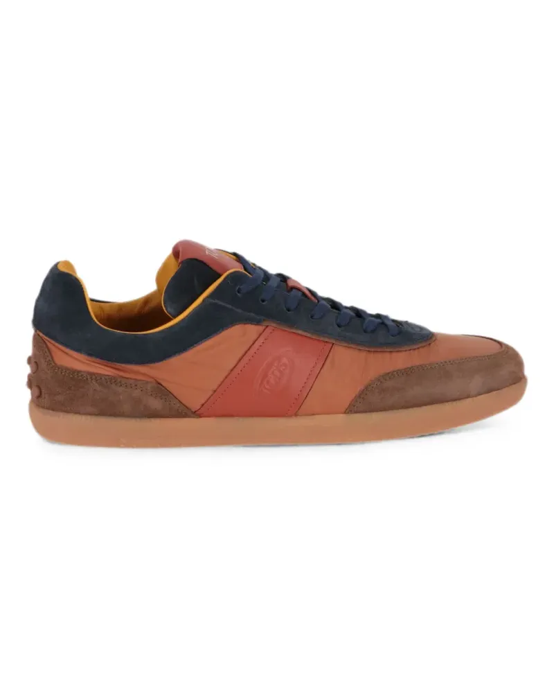 TOD'S Gommino Sneakers mit Wildledereinsätzen - Orange Orange