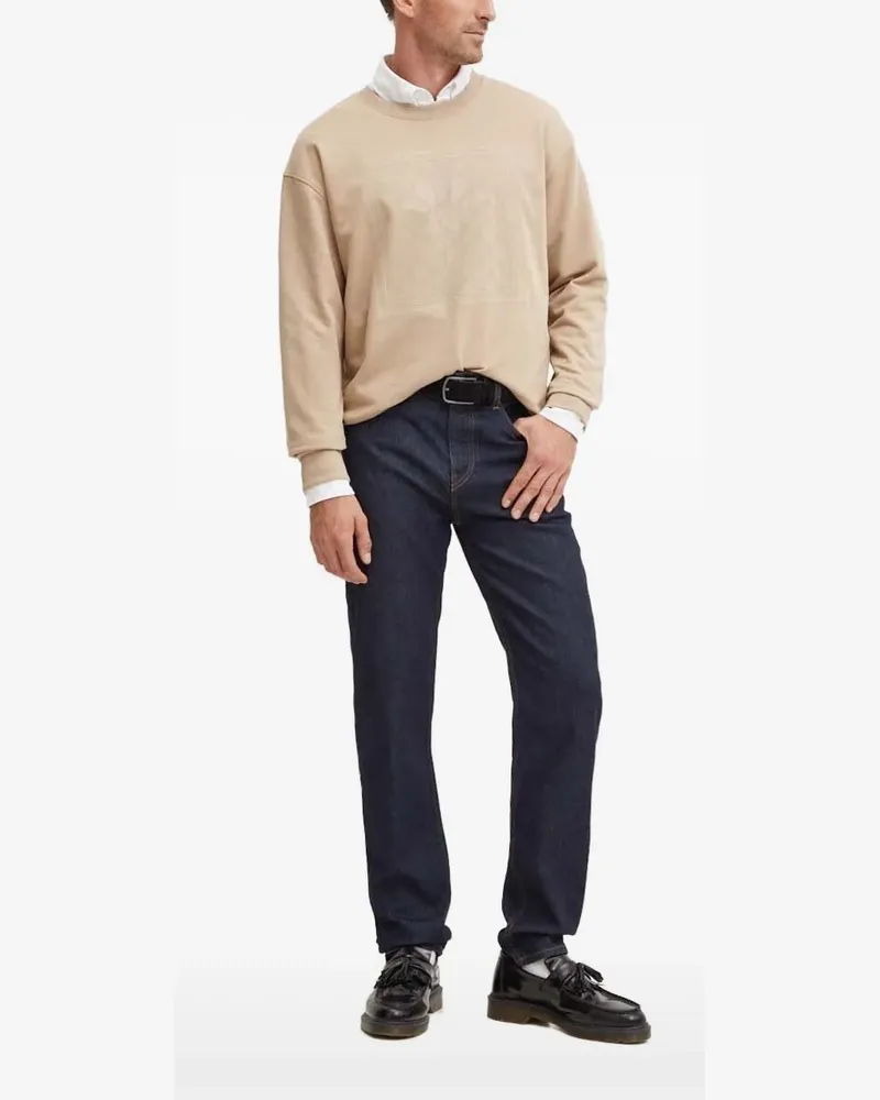 JOOP! Sweatshirt mit geprägtem Print - Nude Nude