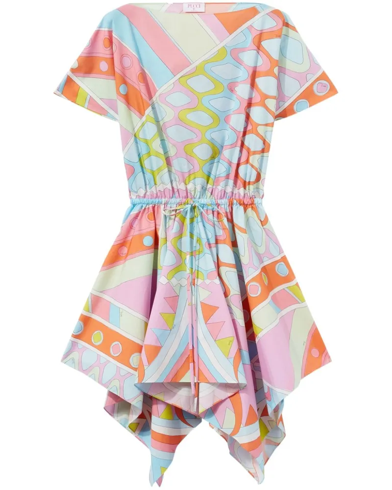Emilio Pucci Minikleid mit Print - Rosa Rosa