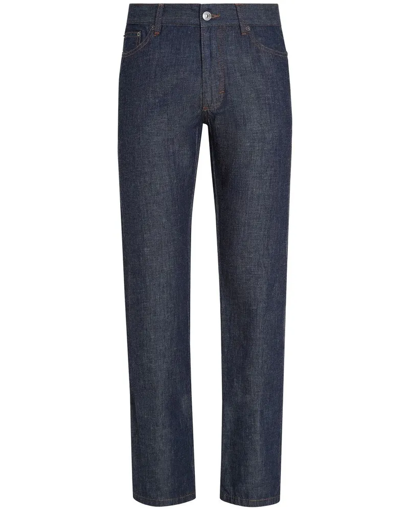 Ermenegildo Zegna Roccia Slim-Fit-Jeans - Blau Blau
