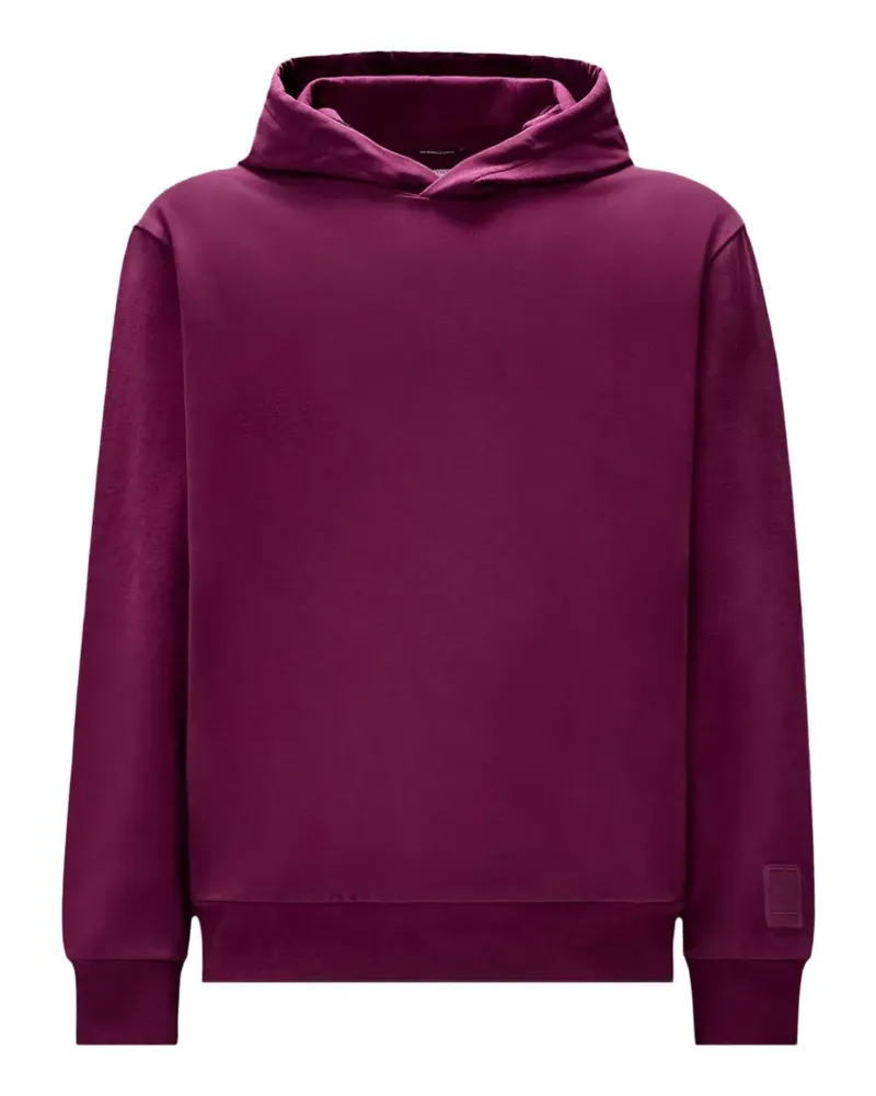 C.P. Company Hoodie mit Logo-Patch - Violett Violett