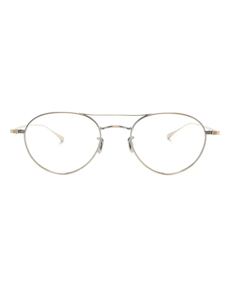 EYEVAN 7285 191 Brille mit rundem Gestell - Silber Silber
