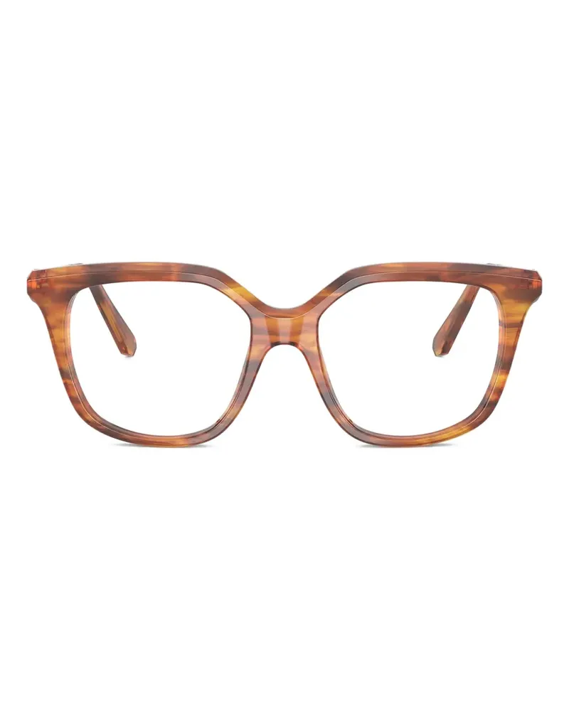 Swarovski Sonnenbrille mit eckigem Gestell - Braun Braun