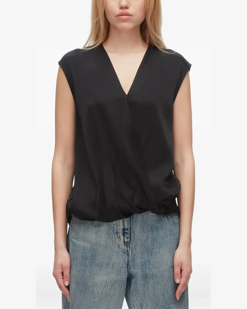 3.1 phillip lim v-neck sleeveless top - Schwarz Schwarz