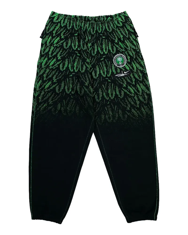 Nike Nigeria Slawn Jogginghose mit Fleece-Struktur - Schwarz Schwarz