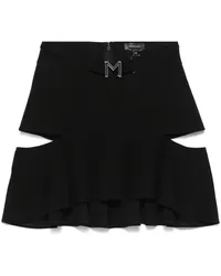 Thierry Mugler M-plaque cut-out mini skirt Schwarz