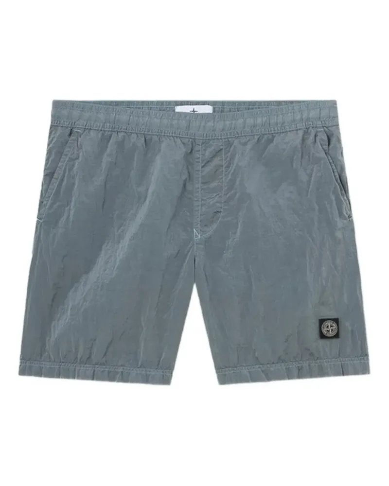 Stone Island Shorts mit Knitteroptik - Blau Blau