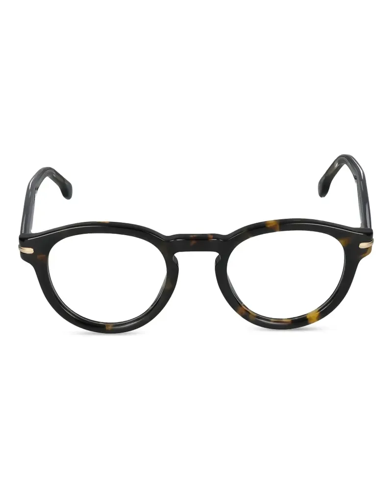 Carrera Brille mit rundem Gestell - Braun Braun