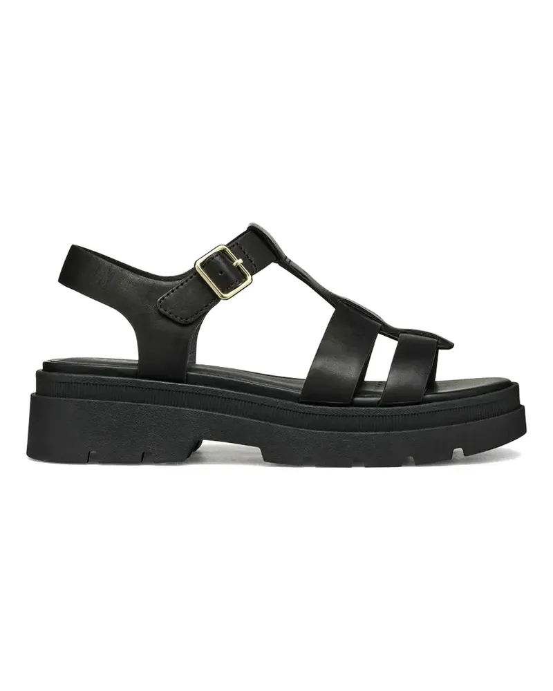 Geox buckle-fastening lug-sole sandals - Schwarz Schwarz