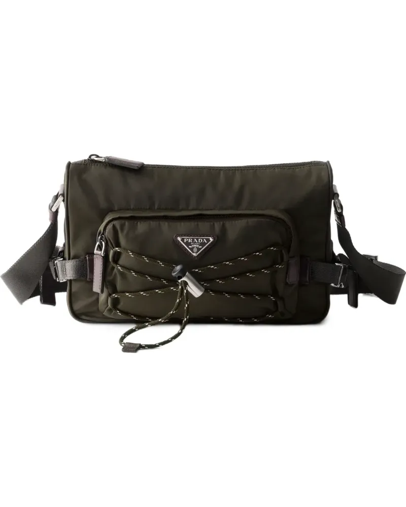 Prada Kuriertasche mit Reißverschluss - Grün Grün