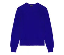 Kaschmirpullover mit Rundhalsausschnitt - Blau