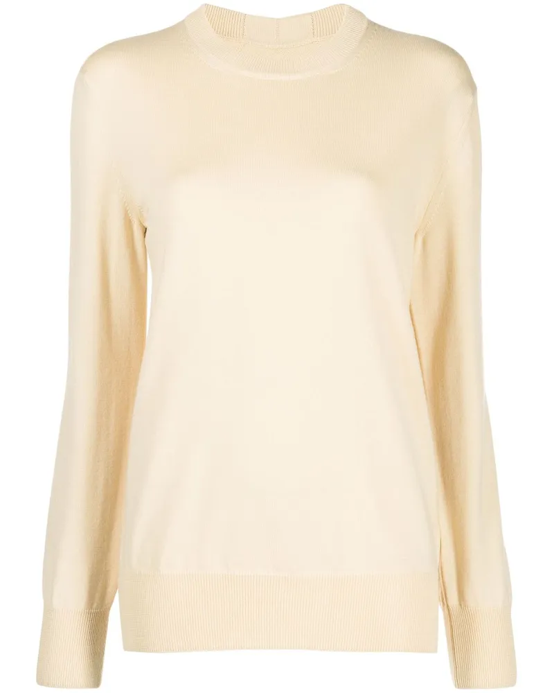 Jil Sander Pullover mit rundem Ausschnitt - Nude Nude
