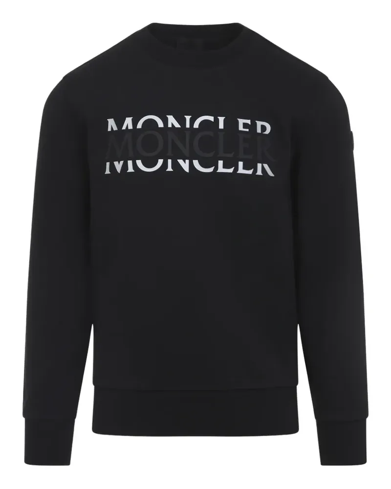 Moncler long sleeve cotton T-shirt - Schwarz Schwarz