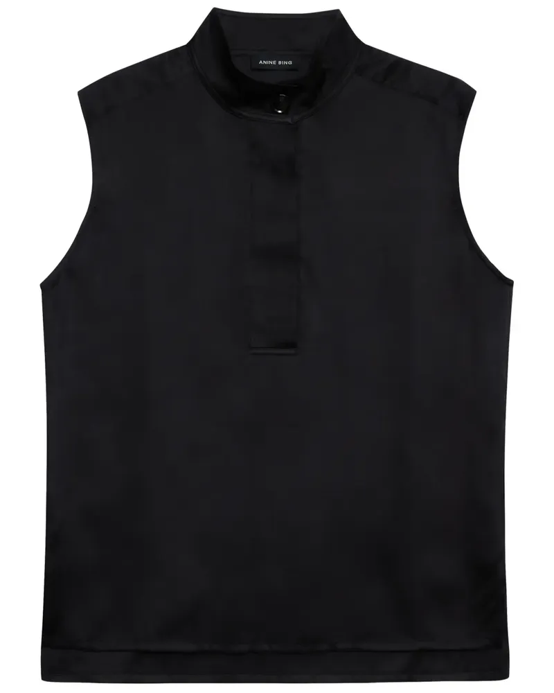 Anine Bing Geneva Bluse - Schwarz Schwarz