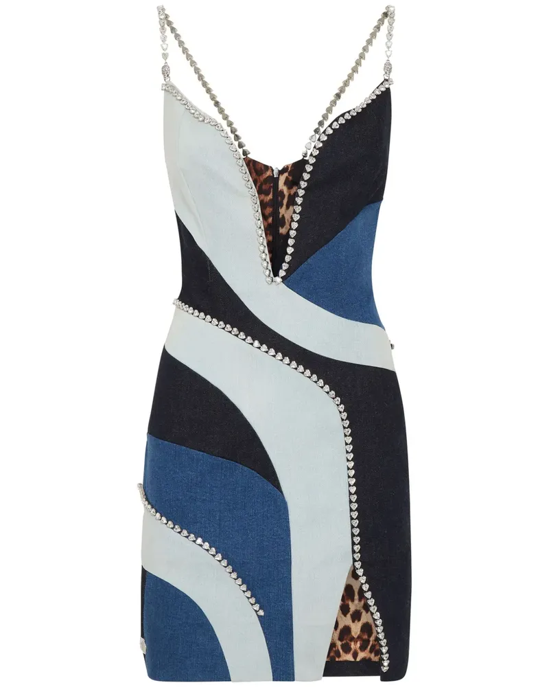 Philipp Plein Simi Minikleid - Blau Blau
