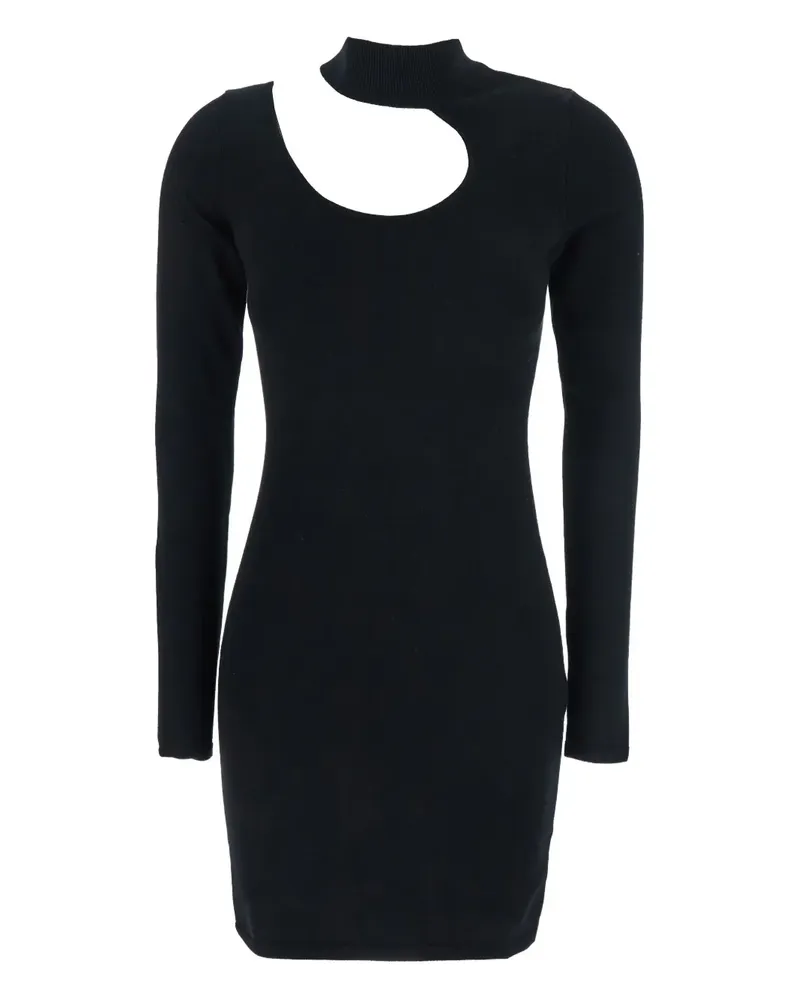 Federica Tosi Kleid mit Cut-Out - Schwarz Schwarz