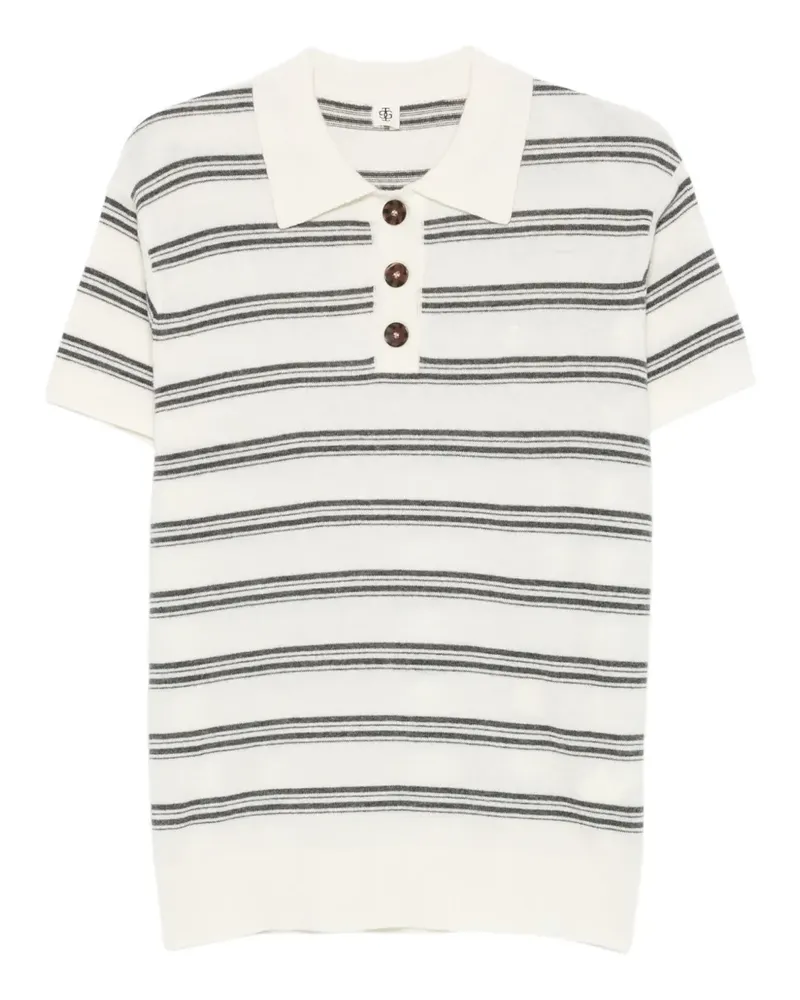 The Garment Gestreiftes Poloshirt - Nude Nude