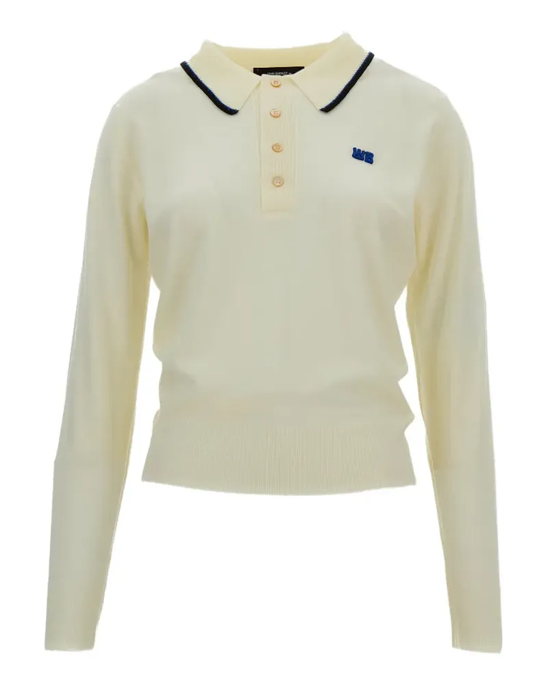 Wales Bonner x John Smedley Henry Poloshirt - Nude Nude