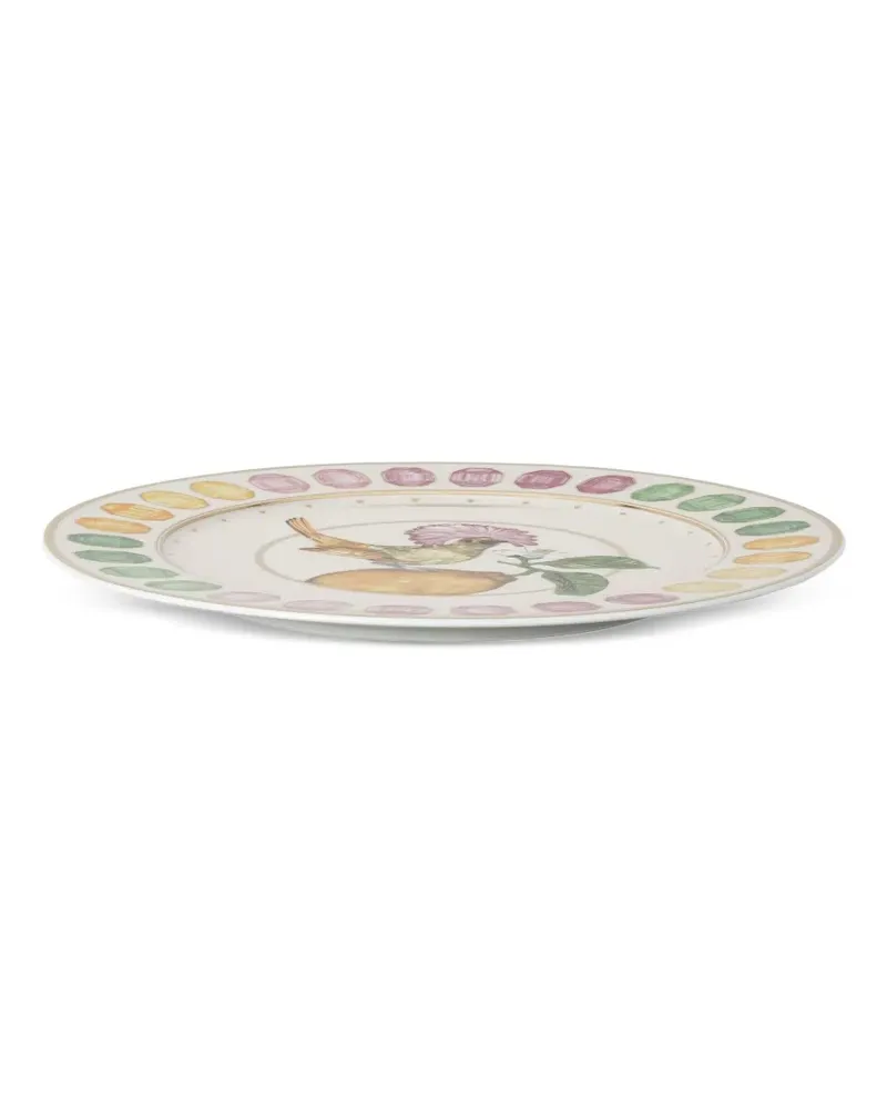 Swarovski x Rosenthal Idyllia Teller mit Print (18,1cm) - Weiß Weiß