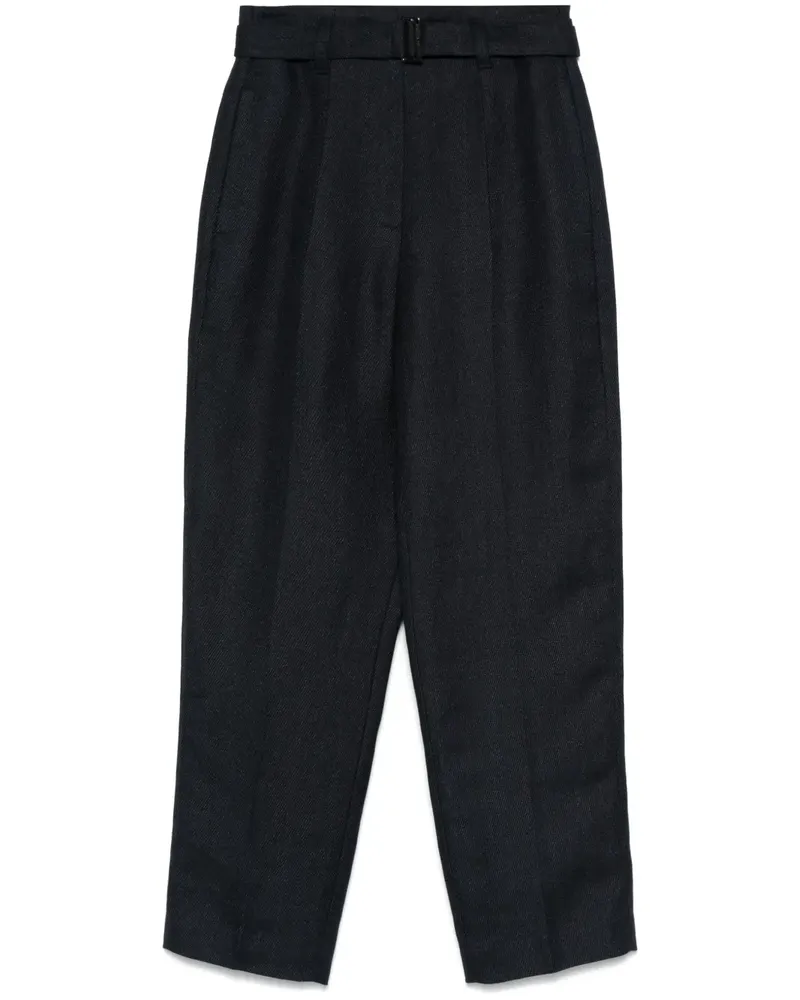 Brunello Cucinelli Hose aus Leinen - Blau Blau