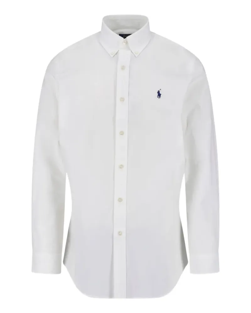 Ralph Lauren Button-down-Hemd mit Pony-Stickerei - Weiß Weiß