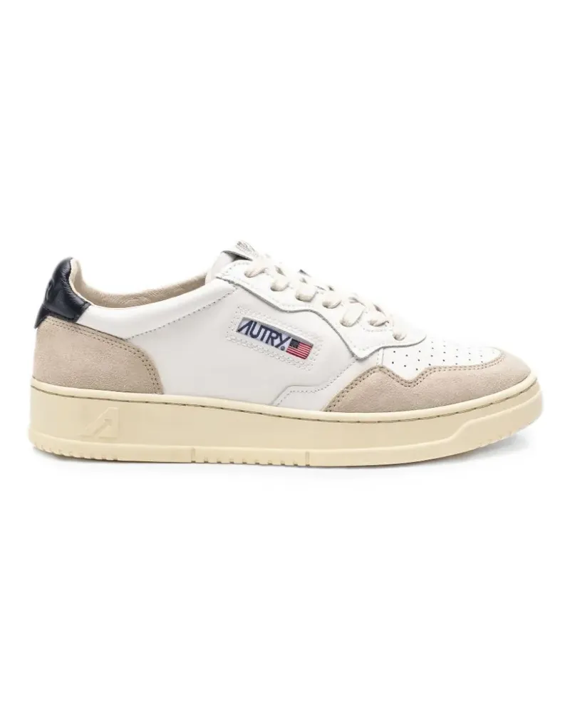 AUTRY perforated panelled sneakers - Weiß Weiß