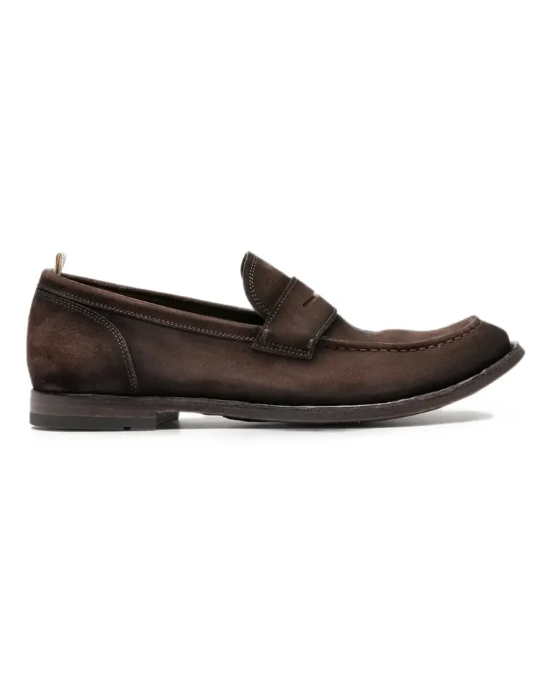 Officine Creative Italia Anatomia Loafer aus Wildleder - Braun Braun
