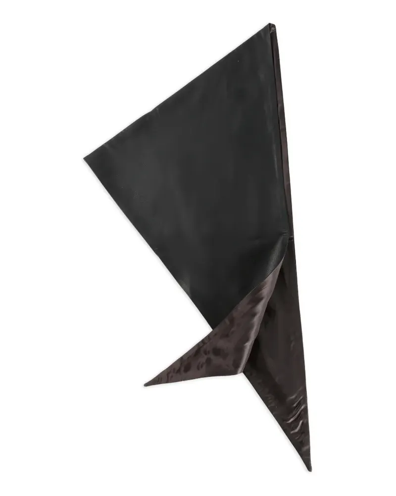 Christophe Lemaire Schal mit dreieckiger Form - Schwarz Schwarz
