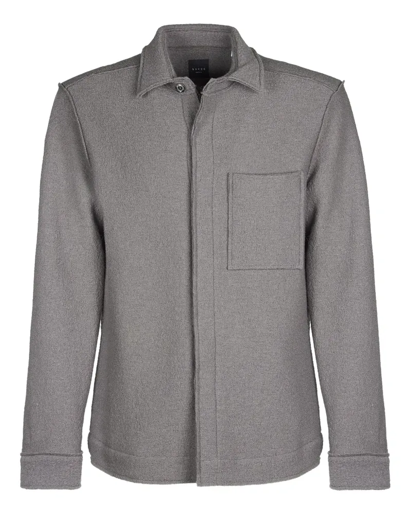 XACUS Hemd mit Brusttasche - Grau Grau
