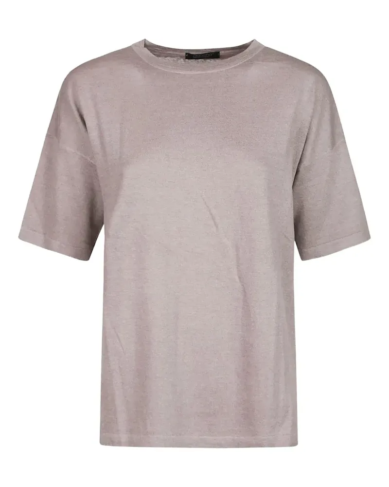 ARAGONA T-Shirt aus Leinen - Nude Nude