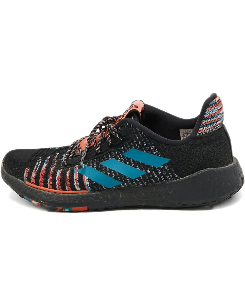 adidas x Missoni gestreifte Strick Boost Sneakers - Schwarz Schwarz