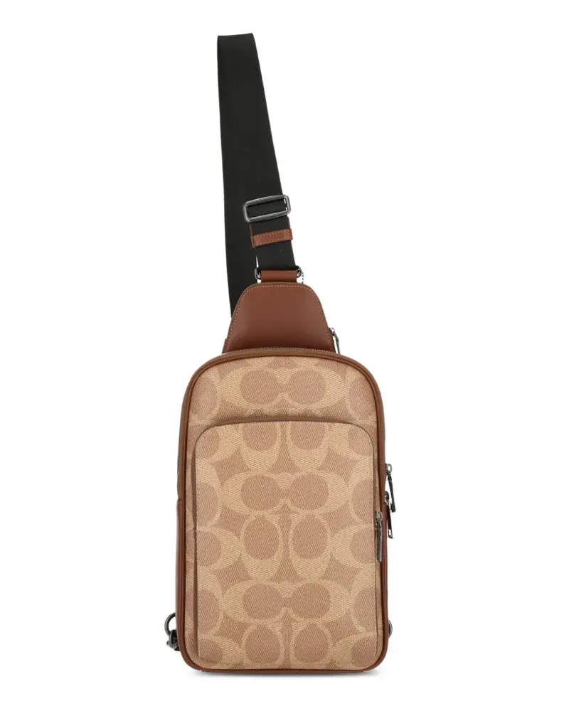 Coach Ethan Pack Rucksack aus Canvas - Nude Nude