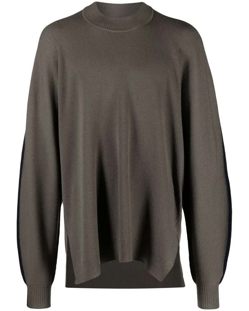 Issey Miyake Pullover mit rundem Ausschnitt - Grün Grün