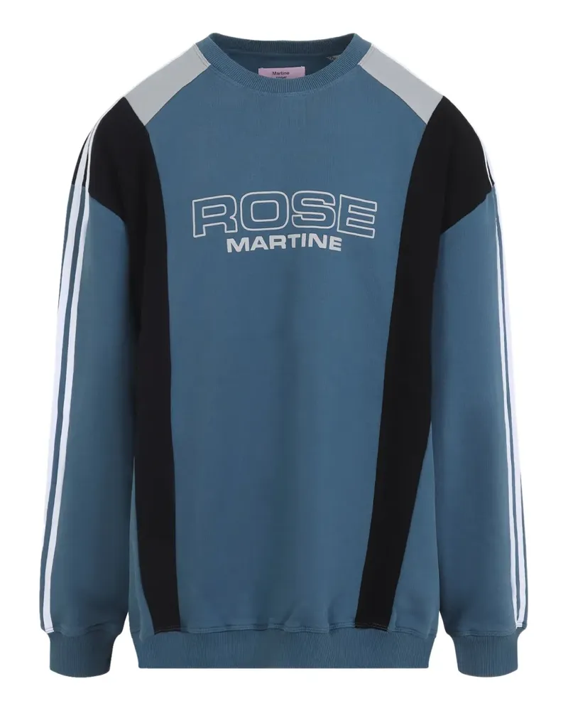 Martine Rose Sweatshirt mit Kontrasteinsätzen - Blau Blau