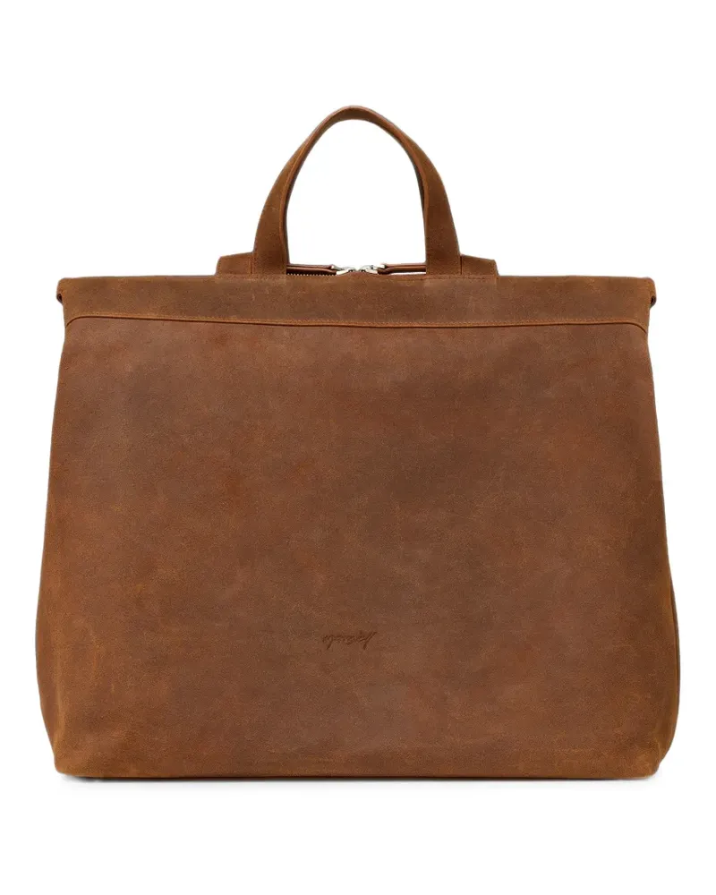 Marsèll Borso Tote Bag mit Logo-Prägung - Braun Braun