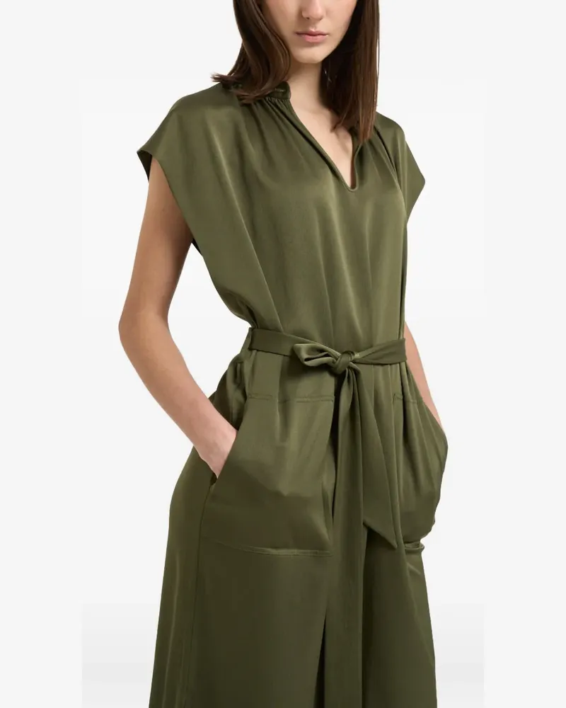 Filippa K belted midi dress - Grün Grün