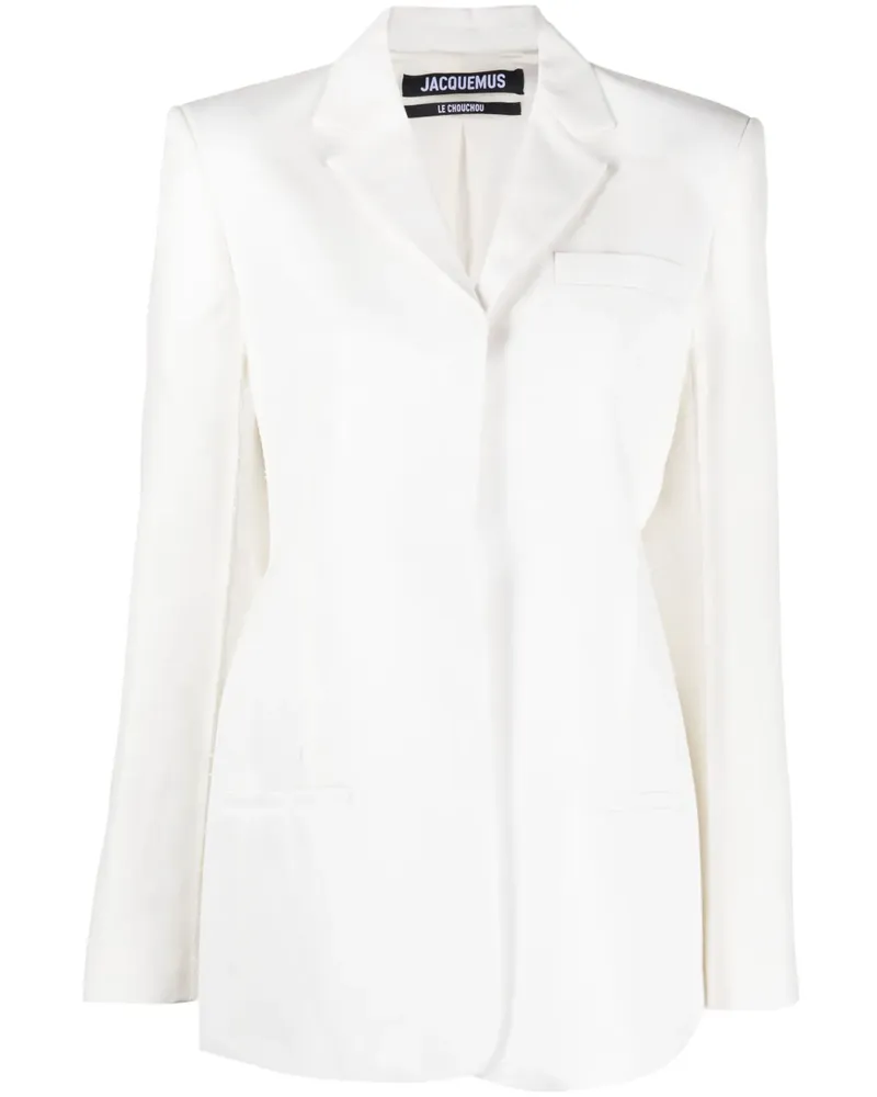 Jacquemus La Veste Caraco Blazer - Weiß Weiß