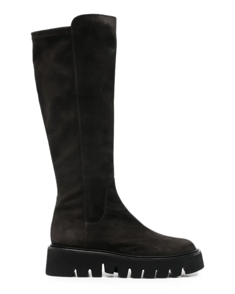 Attilio Giusti Leombruni Kniehohe Luggie Stiefel - Braun Braun