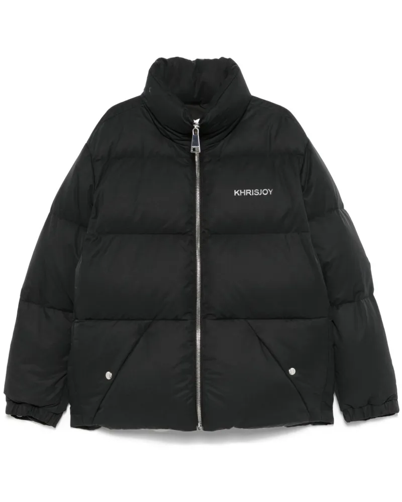 KHRISJOY Jacke mit Logo-Print - Schwarz Schwarz