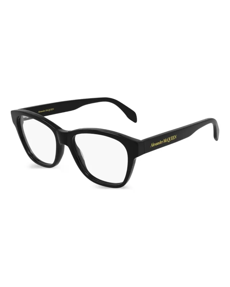 Alexander McQueen square-frame glasses - Schwarz Schwarz