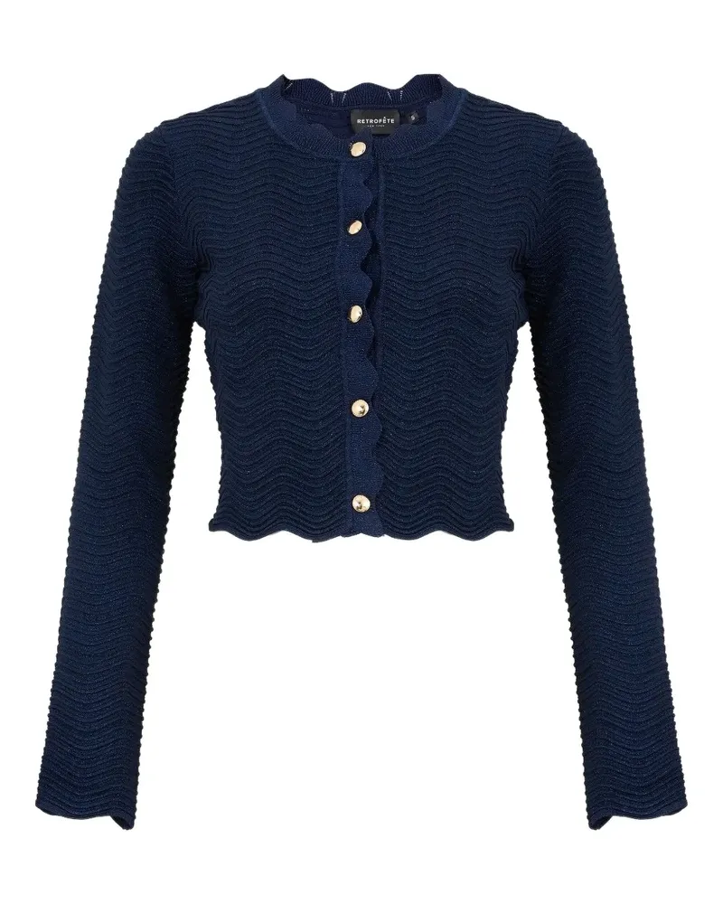 Retrofête Dallys Cardigan - Blau Blau