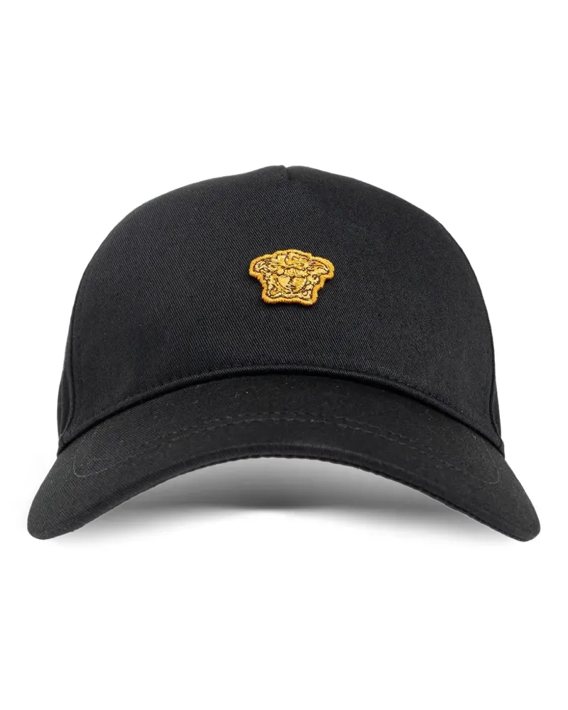 Versace Baseballkappe mit Medusa-Kopf - Schwarz Schwarz