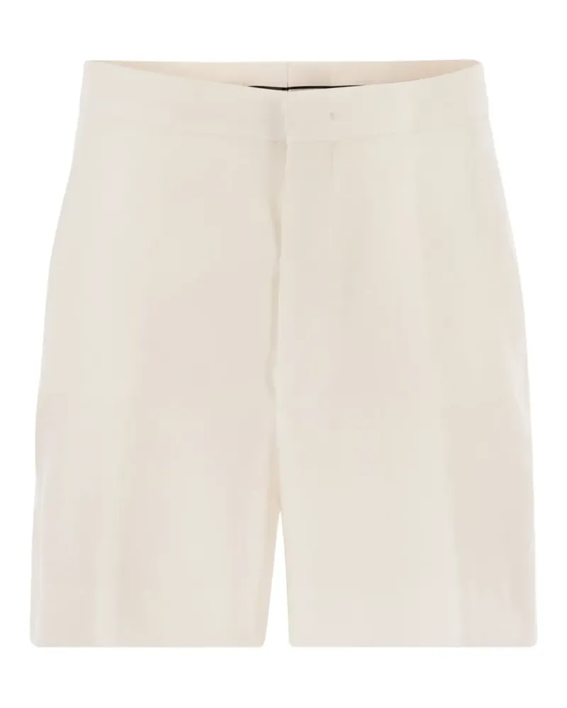 Tagliatore Elle linen shorts - Weiß Weiß
