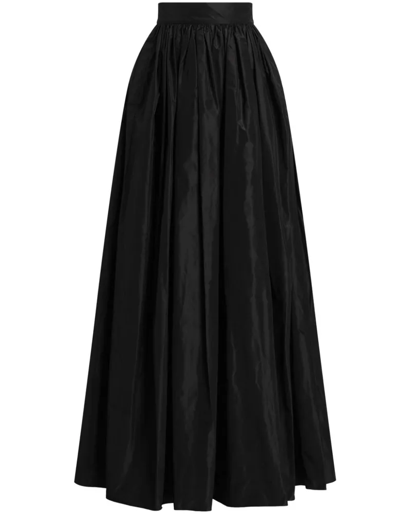 Dolce & Gabbana Runder Maxirock aus Taft - Schwarz Schwarz