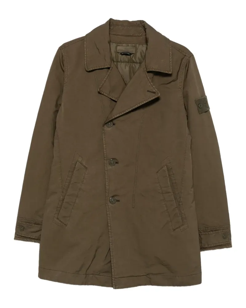 Stone Island Ghost Mantel mit Logo-Patch - Grün Grün
